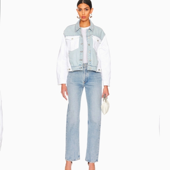 NWT BlankNyc Two-Tone Denim Jacket - Picture 4 of 8